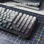 ⁦⁦ATTACK SHARK X98 Full-size  Wireless Mechanical Keyboard⁩ Black⁩ - الصورة ⁦2⁩