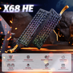 ⁦⁦ATTACK SHARK X68 PRO HE Rapid Trigger Keyboard Magnetic Switch⁩⁩ - الصورة ⁦11⁩