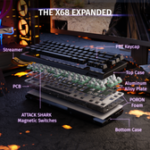 ⁦⁦ATTACK SHARK X68 PRO HE Rapid Trigger Keyboard Magnetic Switch⁩⁩ - الصورة ⁦13⁩