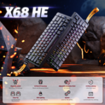 ⁦⁦ATTACK SHARK X68 PRO HE Rapid Trigger Keyboard Magnetic Switch⁩⁩ - الصورة ⁦7⁩