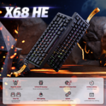 ⁦⁦ATTACK SHARK X68 PRO HE Rapid Trigger Keyboard Magnetic Switch⁩⁩ - الصورة ⁦10⁩