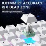 ⁦ATTACK SHARK X65 HE Magnetic Switch Rapid Trigger Keyboard White⁩ - الصورة ⁦2⁩