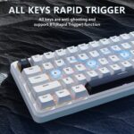 ⁦ATTACK SHARK X65 HE Magnetic Switch Rapid Trigger Keyboard White⁩ - الصورة ⁦5⁩