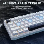 ATTACK SHARK X65 HE Magnetic Switch Rapid Trigger Keyboard White - Image 5
