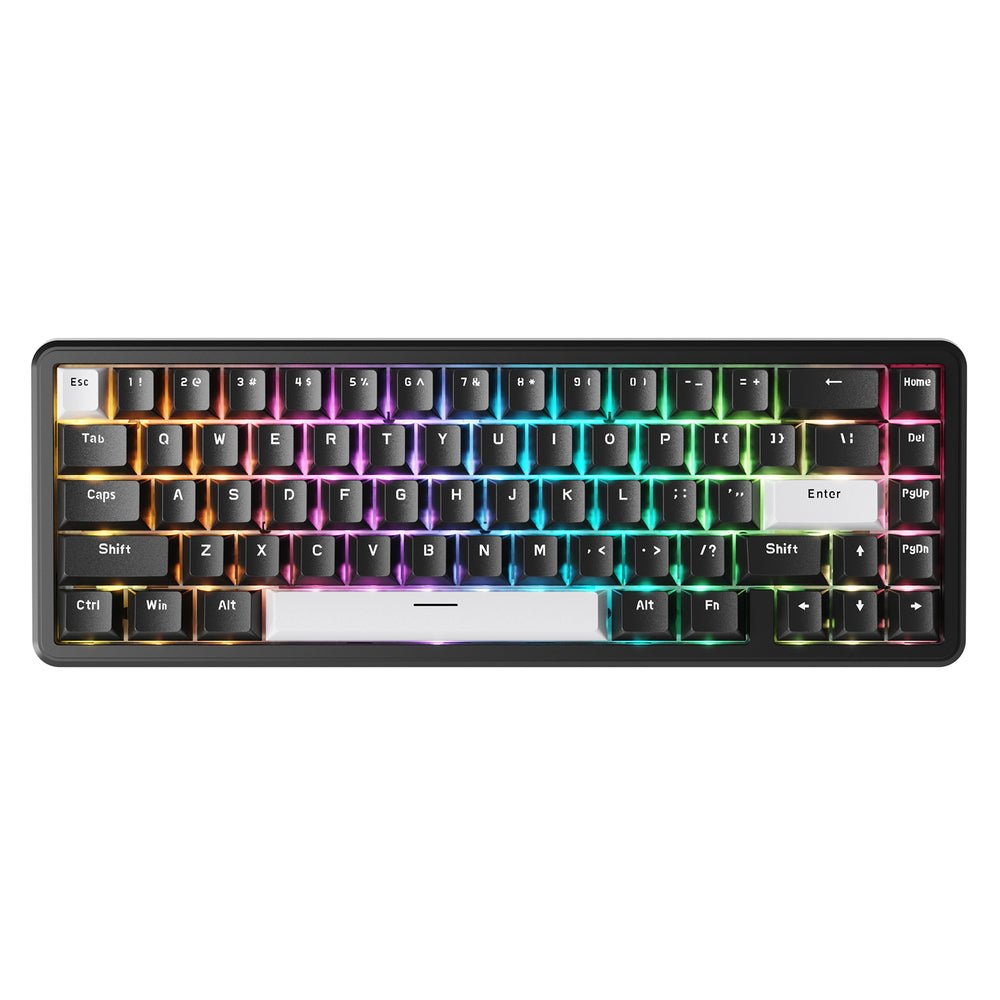 2026/05/9579.jpg ATTACK SHARK X65 HE Magnetic Switch Rapid Trigger Keyboard black - الصورة 1