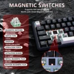 ⁦ATTACK SHARK X65 HE Magnetic Switch Rapid Trigger Keyboard black - Image 3
