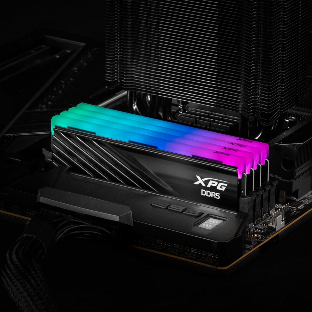 ⁦XPG Lancer Blade RGB DDR5 6000MHz 16GB (1x16GB) CL48 Try⁩ - الصورة ⁦4⁩