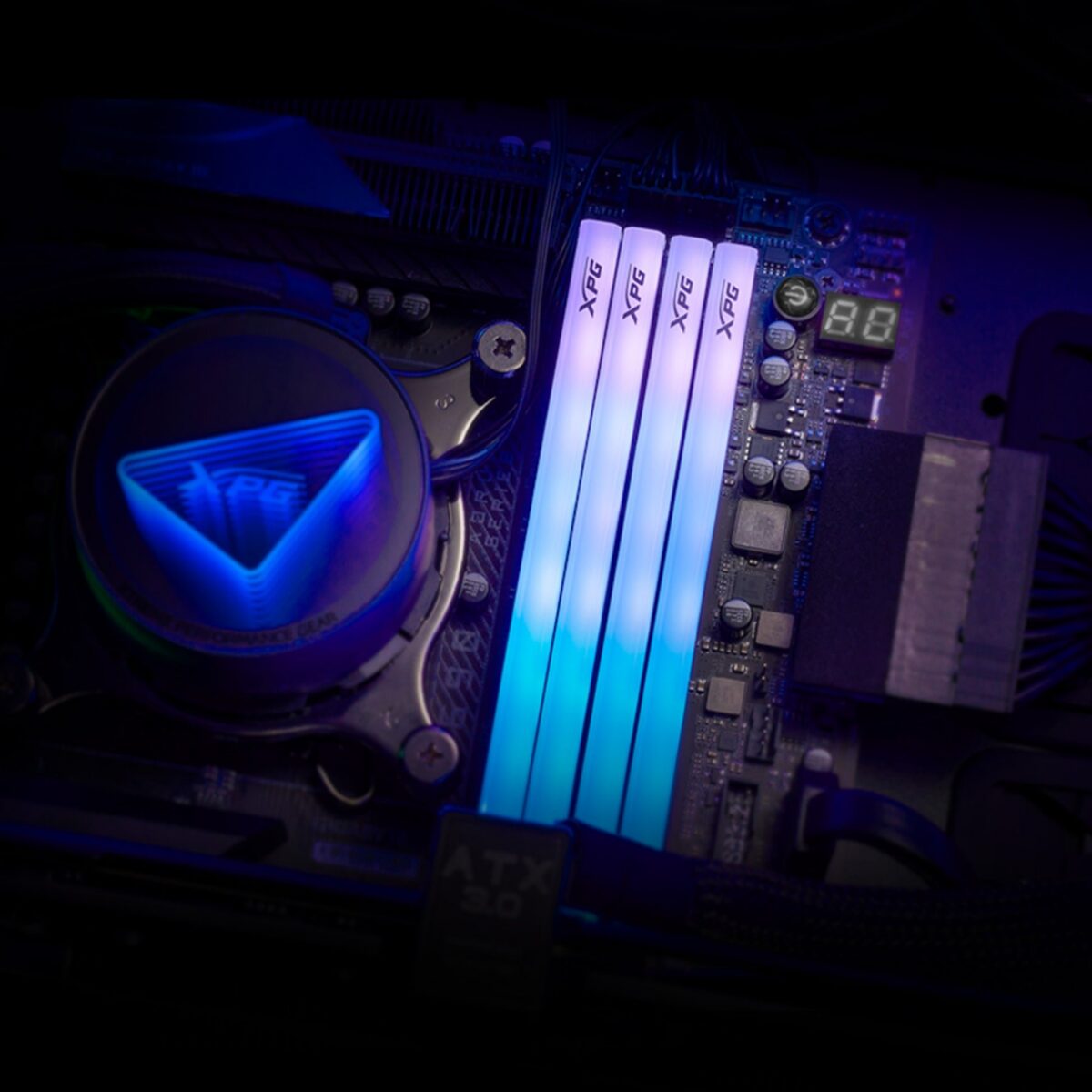⁦XPG Lancer Blade RGB DDR5 6000MHz 16GB (1x16GB) CL48 Try⁩ - الصورة ⁦6⁩