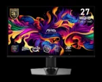 msi MAG 274QP QD-OLED X24 27-Inch WQHD Gaming Monitor, 2560 x 1440 Quantum Dot OLED Panel, 240Hz, 0.03ms, Adaptive-Sync, HDMI2.1, DP 1.4a, Tilt/Height Adjustable, Black