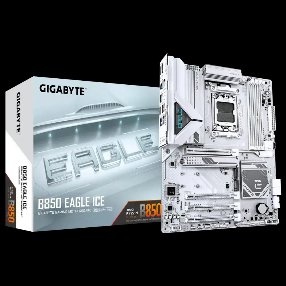 2026/06/139698.jpg GIGABYTE B850 EAGLE ICE - الصورة 1
