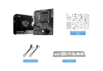 MSI B550M-A PRO Motherboard, Micro-ATX - Supports AMD Ryzen - صورة 2 - مكتب المحترف