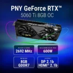 PNY GeForce RTX 5060 Ti 16GB - صورة 6 - مكتب المحترف