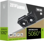 ZOTAC Gaming GeForce RTX 5060 Ti 16GB Twin Edge OC DLSS 4 16GB GDDR7 - صورة 4 - مكتب المحترف