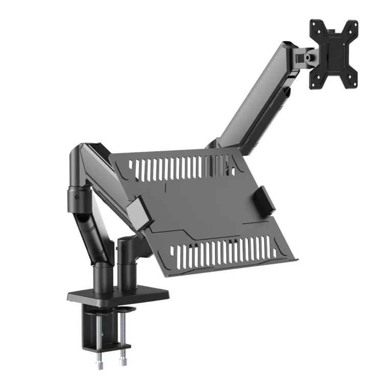 ستاند لابتوب مع شاشة KHCOOHOO Laptop Monitor Stand Alloy Steel ODM Gas Spring Cooling Tray for - مكتب المحترف