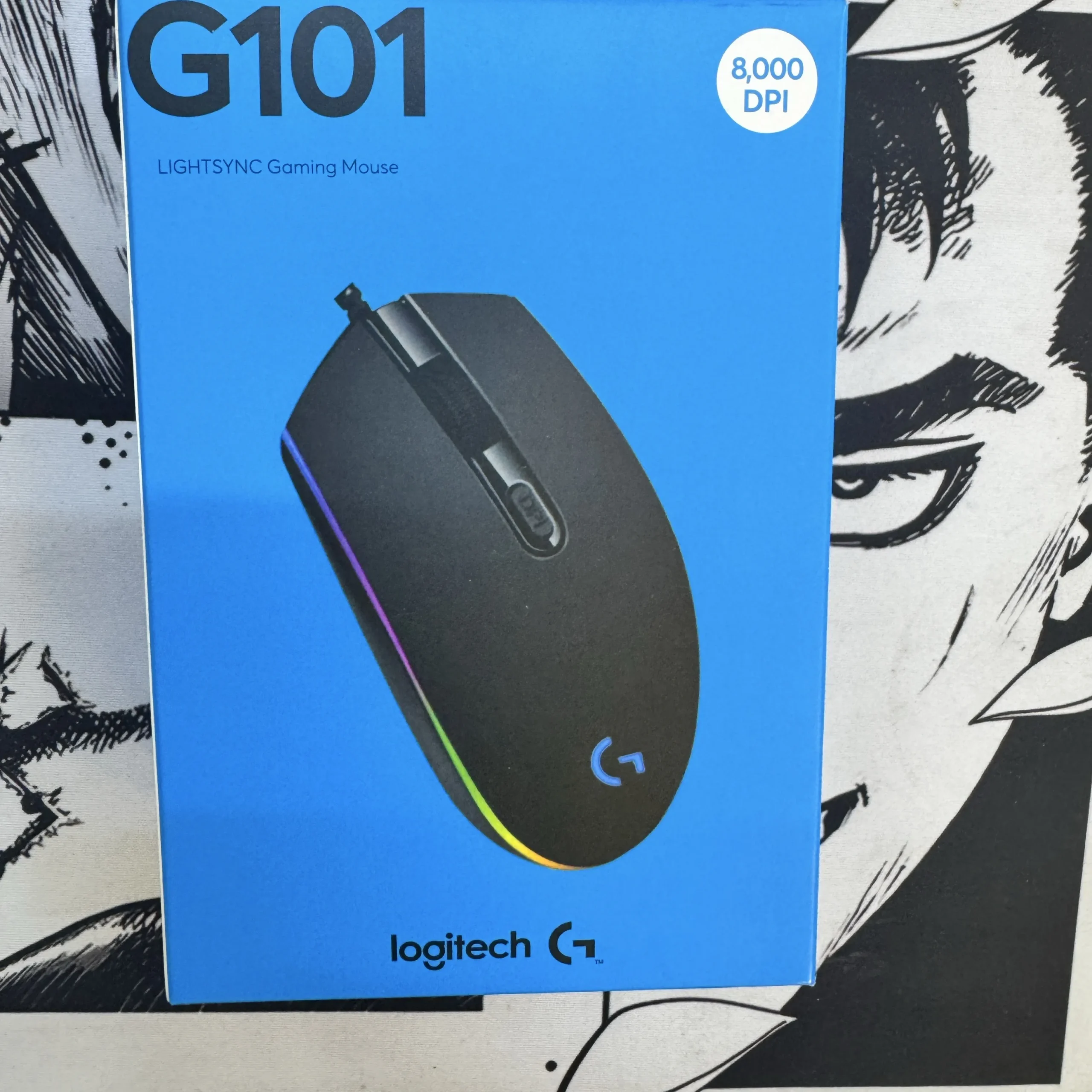 gaming mouse logitech g101 lightsync 8000dpi