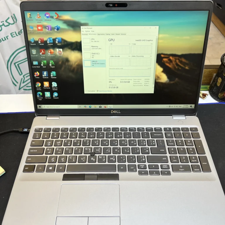 DELL E5510 ci7 10th ram 8 ssd 256 15.6 - مكتب المحترف