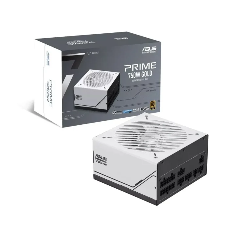 ASUS Prime AP-750G - 750W 80+ Gold, Full Modular, PCIe 5.0 - مكتب المحترف
