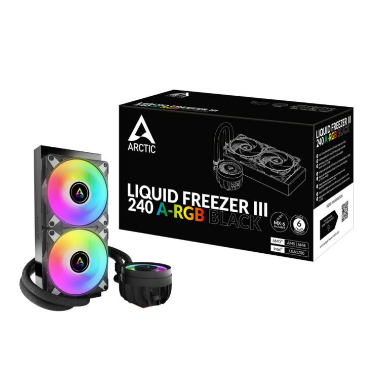 Arctic Liquid Freezer III 240 A-RGB - Black - مكتب المحترف