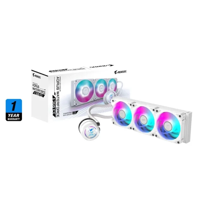 GIGABYTE AORUS WATERFORCE II 360 ICE - White - مكتب المحترف