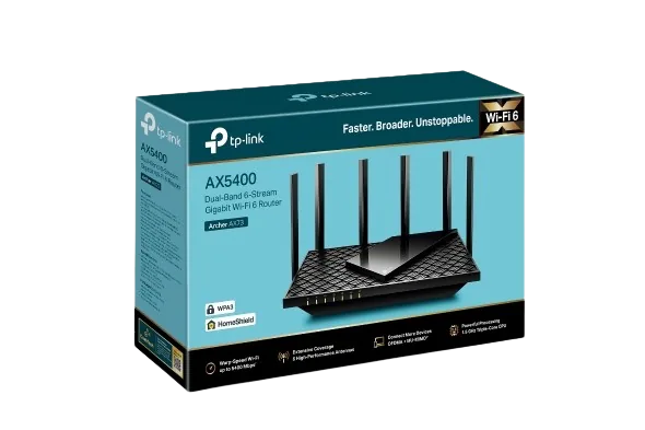 Archer AX73 AX5400 Dual-Band Gigabit Wi-Fi 6 Router - الصورة 1