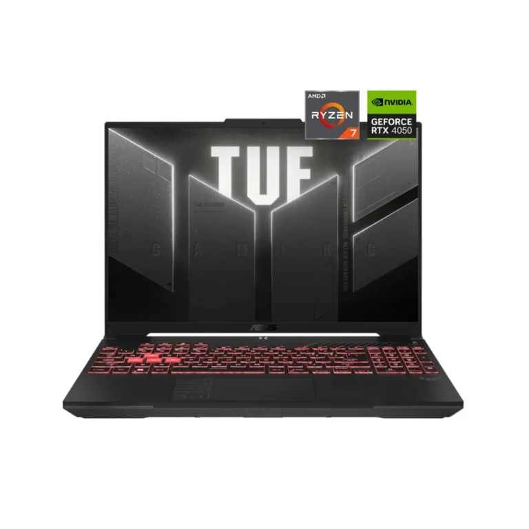 ASUS TUF Gaming A16 FA607NUQ-RL014, AMD Ryzen 7-170, RAM 16G, SSD 512GB, NVIDIA RTX 4050 6GB - مكتب المحترف