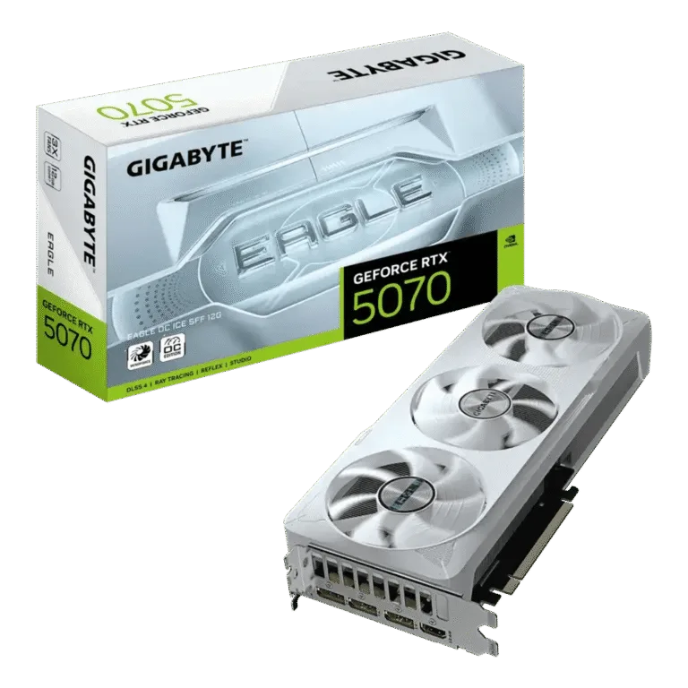 GIGABYTE GeForce RTX 5070 EAGLE OC ICE SFF 12G