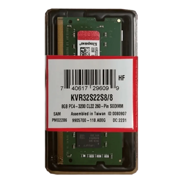 Kingston 8GB DDR4-3200 Non-ECC Unbuffered SODIMM