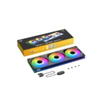 XIGMATEK INFINITY SF360 Digital 120mm 3-Fan Pack - Black