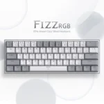 Redragon K617 Fizz 60% Mechanical Gaming Keyboard - Gray White