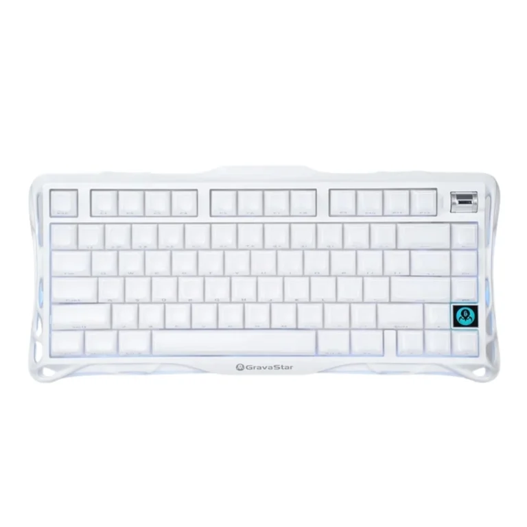Gravastar Mercury K1 Wireless Rapid Trigger Gaming Keyboard - Opaline White