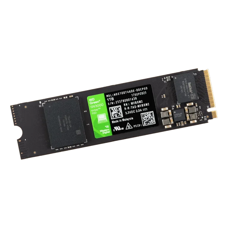 WD Green SN3000 NVMe™ M.2 PCIe Gen4 SSD