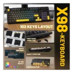 ATTACK SHARK X98 Full-size Wireless Mechanical Keyboard STAR BLACK