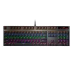 Rapoo V500 Pro 87-Key Mechanical Gaming Keyboard Blue Switch - Black