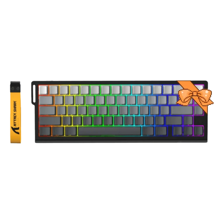 ATTACK SHARK X68 HE Rapid Trigger Keyboard Magnetic Switch Black Gradient