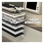 ATTACK SHARK X87 Tri-mode Gasket Mechanical Keyboard Cheese White