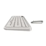 Havit KB254GCM Wireless Keyboard & Mouse Combo - Light Gray (English Layout)