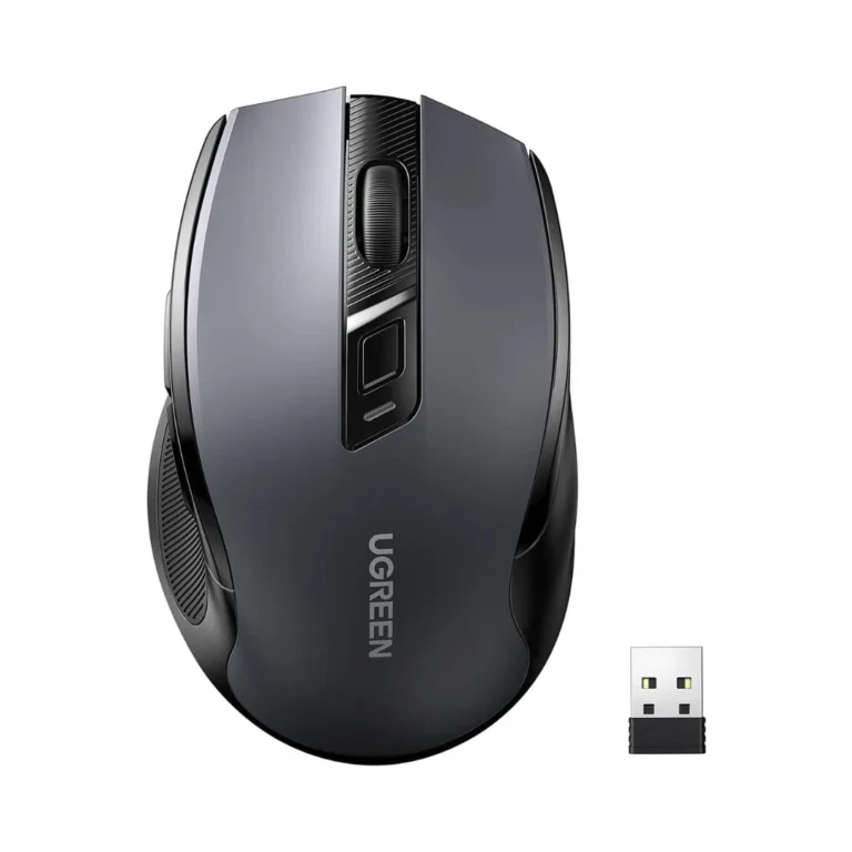 UGREEN MU006 Ergonomic Bluetooth Optical Wireless Mouse - Black