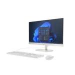 All in One HP ProOne 240 G10, Intel Core i7-1355U, RAM 16GB, SSD 512GB, Intel Iris Xe Graphics, 23.8 Inch FHD, White