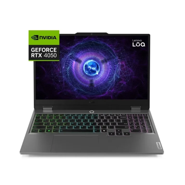 Lenovo LOQ 15IRX9 - (71PS) Intel Core i7-13650HX, RAM 16GB, SSD 512GB, RTX 4050 6GB, 15.6 Inch FHD IPS 144Hz, Luna Grey