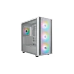 Cooler Master MasterBox 600 Mid Tower 4 Fan - White
