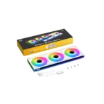 XIGMATEK INFINITY SF360 Digital Arctic 120mm 3-Fan Pack - White
