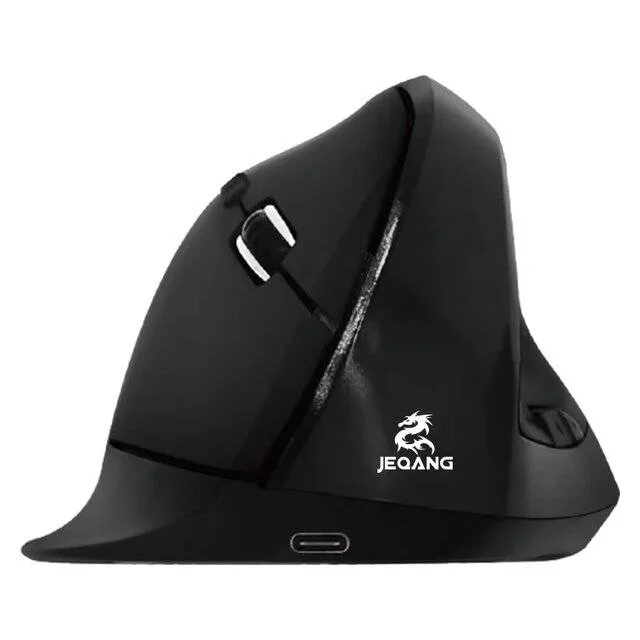 JEQANG JW‑583 Wireless Mouse BT‑2.4GHz (Black)