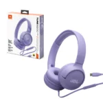 JBL Tune 520C USB-C Hi-Res Wired On-ear headphones - Purple