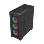 Raptor 290-XL ARCTIC HAWK RGB Mid Tower Case - Black