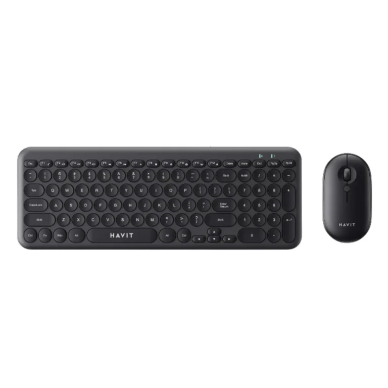 Havit KB254GCM Wireless Keyboard & Mouse Combo - Black (English Layout)
