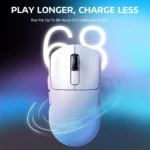 ATTACK SHARK X3PRO Wireless Gaming Mouse - White