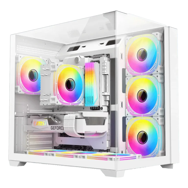 SP-H02 Premium Mid-Tower PC Case — White