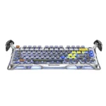 Gravastar Mercury K1 Pro Gaming Keyboard - Interstellar Silver
