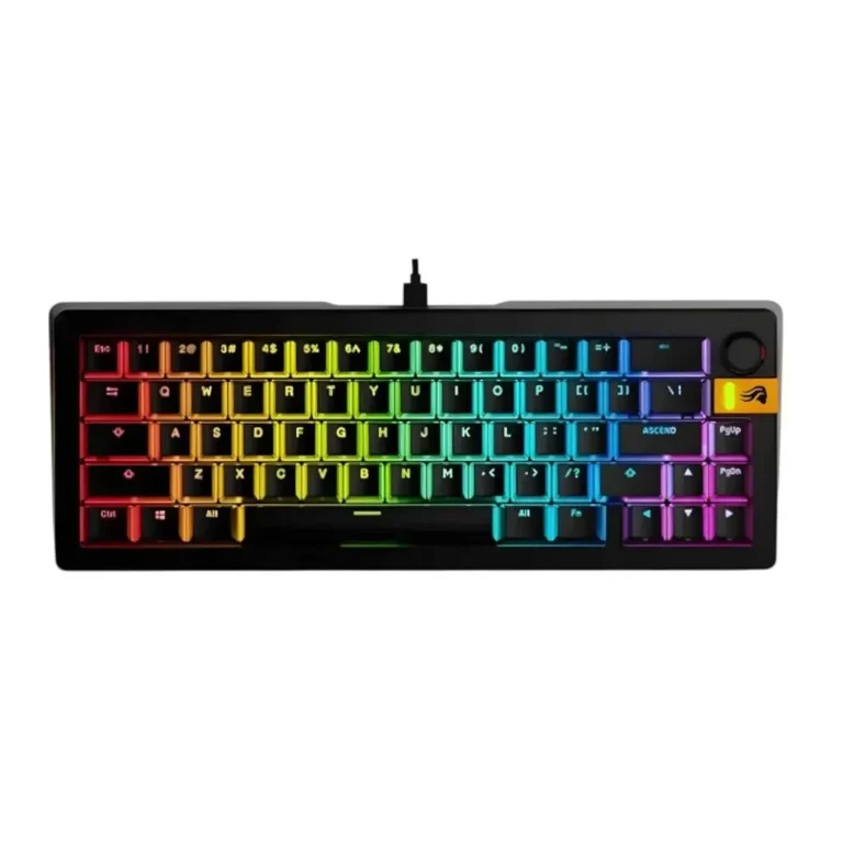 Glorious GMMK 3 HE Rapid Trigger 65% Gaming Keyboard - Black