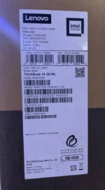 Lenovo ThinkBook 14 G6 IRL - (5QEV), Intel Core i7-13700H, RAM 8GB, SSD 512GB, Intel Graphics, 14.0 Inch IPS WUXGA 60Hz, Arctic Grey